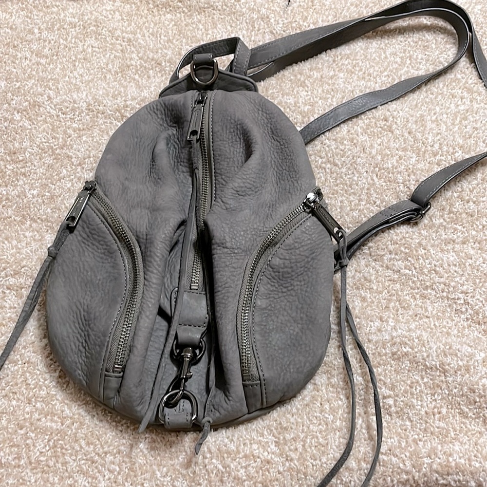 Rebecca Minkoff Medium Julian Gray Backpack